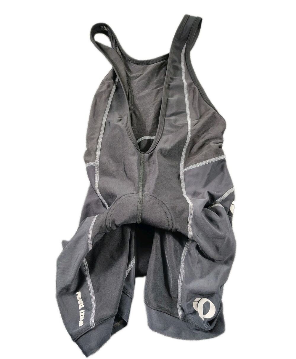 Pearl Izumi Padded Cycling Bib Shorts Men's M Black Stretch Biking Quick Dry 9"